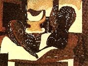pablo picasso stilleben med antikt huvud oil painting on canvas